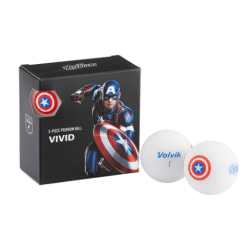 Balles Volvik Marvel Captain America 4X