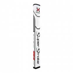 Grip Superstroke TRAXION FLATSO 1.0 BLANC / GRIS / ROUGE